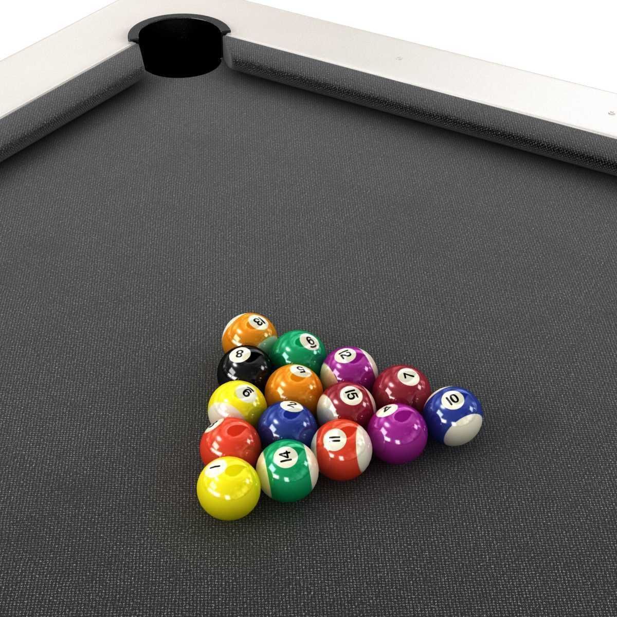 Century Billiards  Custom SoHo Outdoor Pool Table 3D model_3