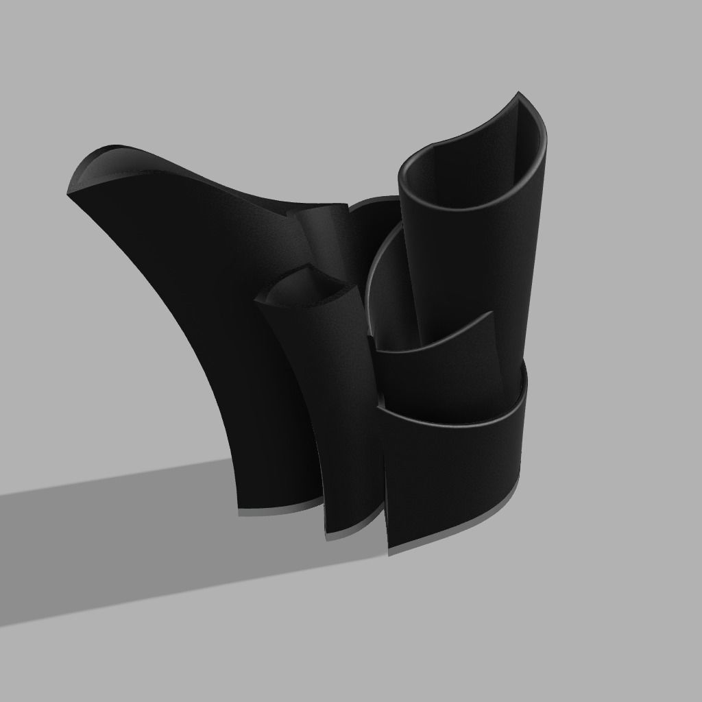 Composizione 1 sword with shadow 3D print model_3