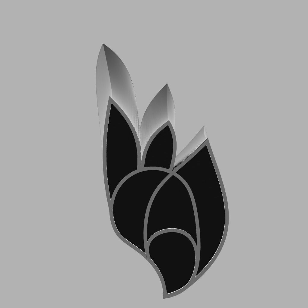 Composizione 1 sword with shadow 3D print model_8