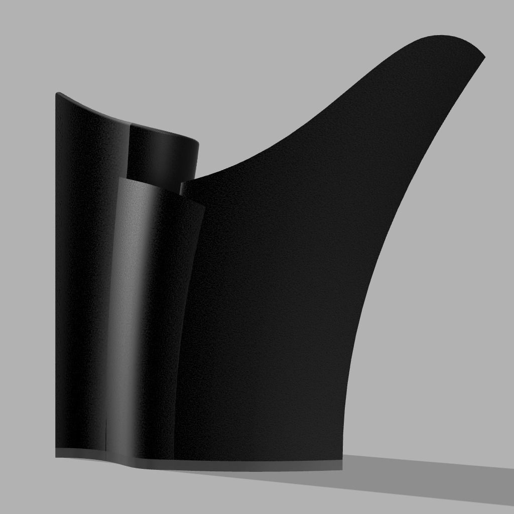 Composizione 1 sword with shadow 3D print model_6