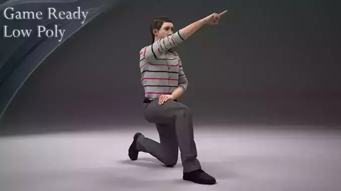 Male Character hair card