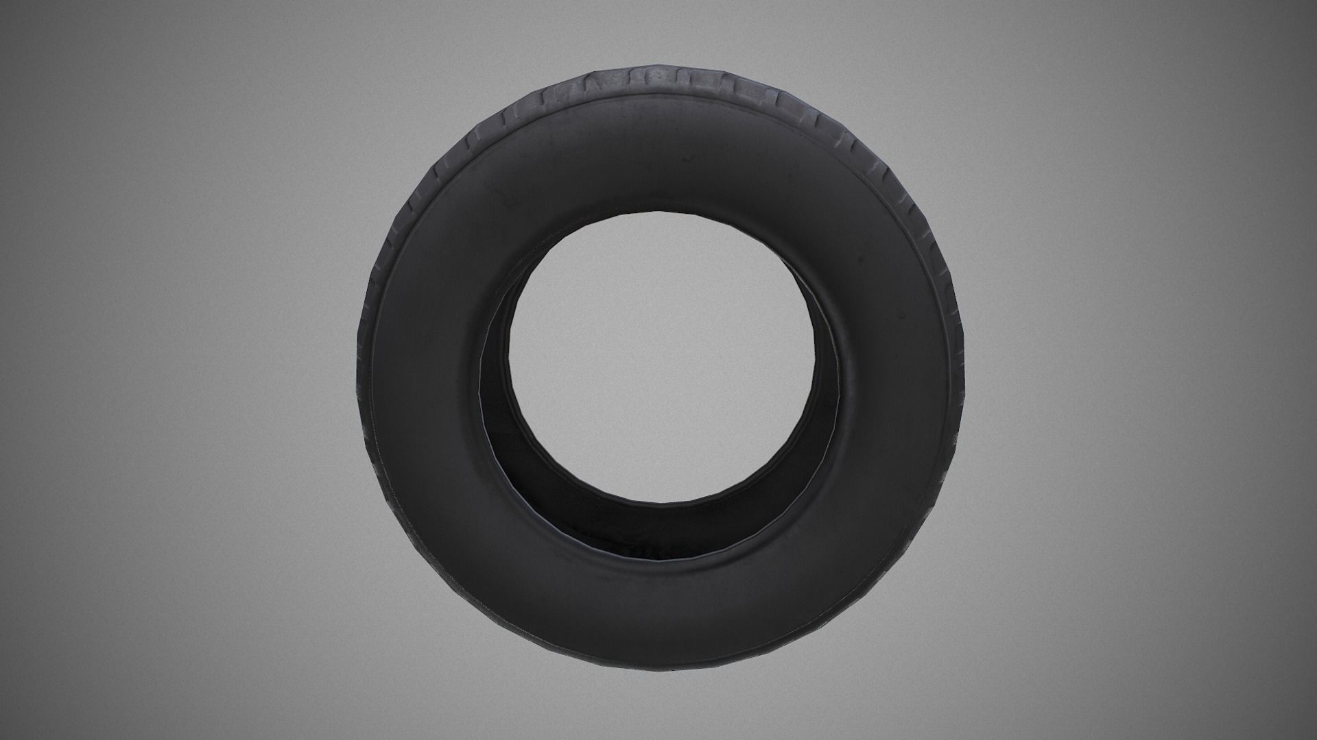 Low poly Tire 03 PBR Game-ready   Low-poly 3D model_16