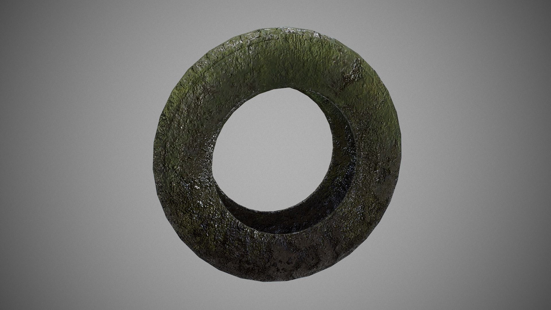 Low poly Tire 03 PBR Game-ready   Low-poly 3D model_6