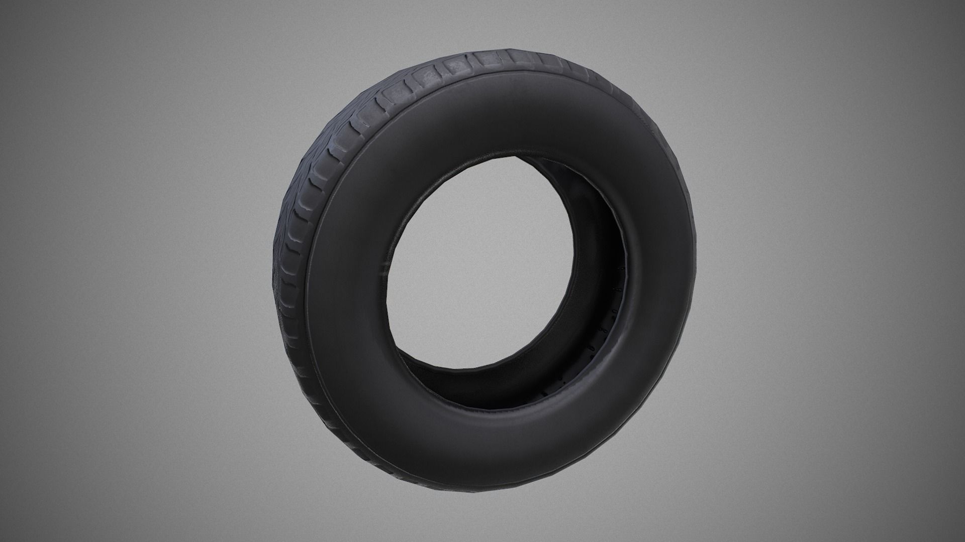 Low poly Tire 03 PBR Game-ready   Low-poly 3D model_13