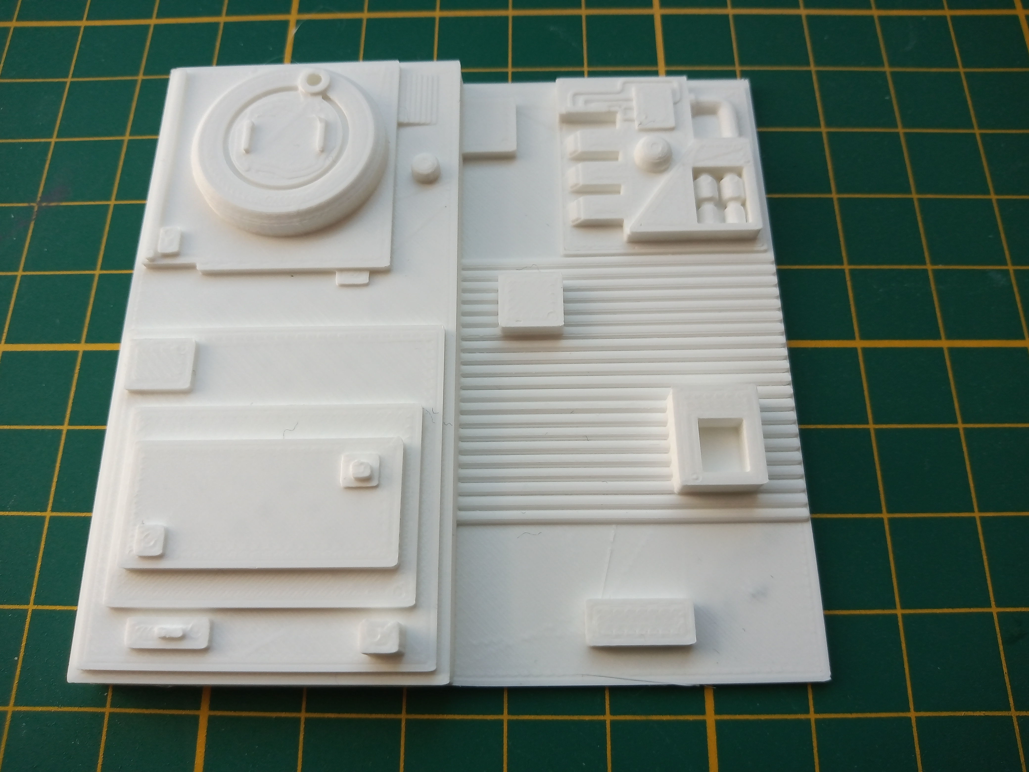 Death Star Tile   Type O 3D print model_7