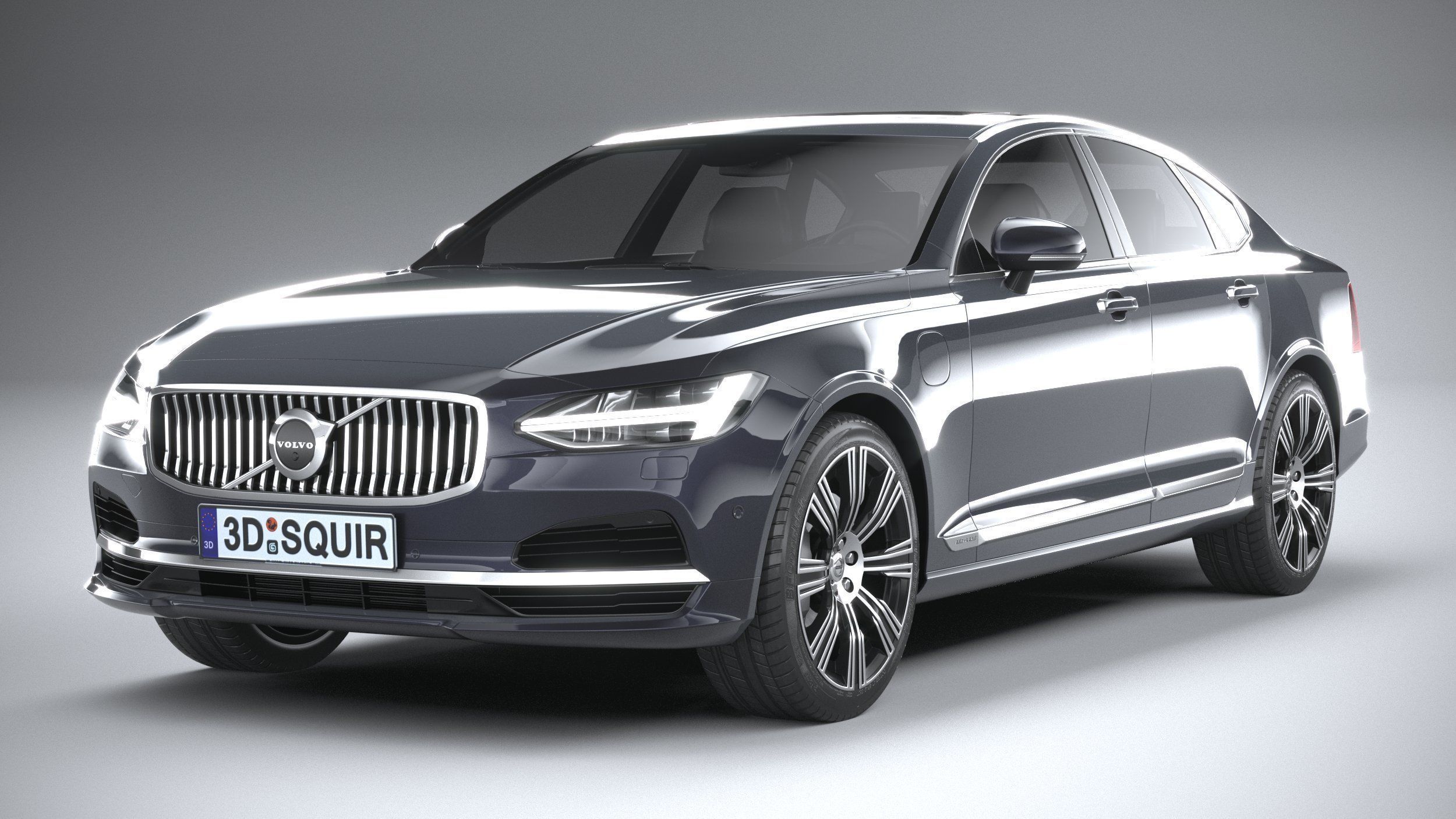 Volvo S90 2020 3D model_2