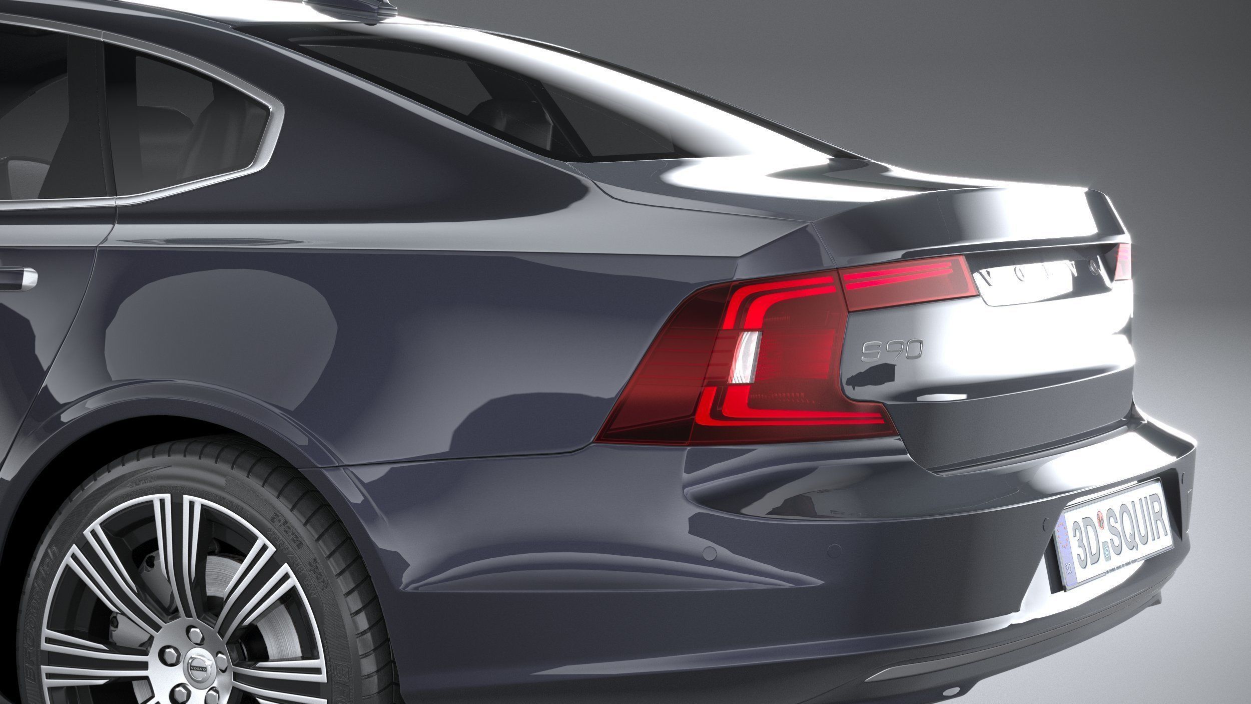 Volvo S90 2020 3D model_6