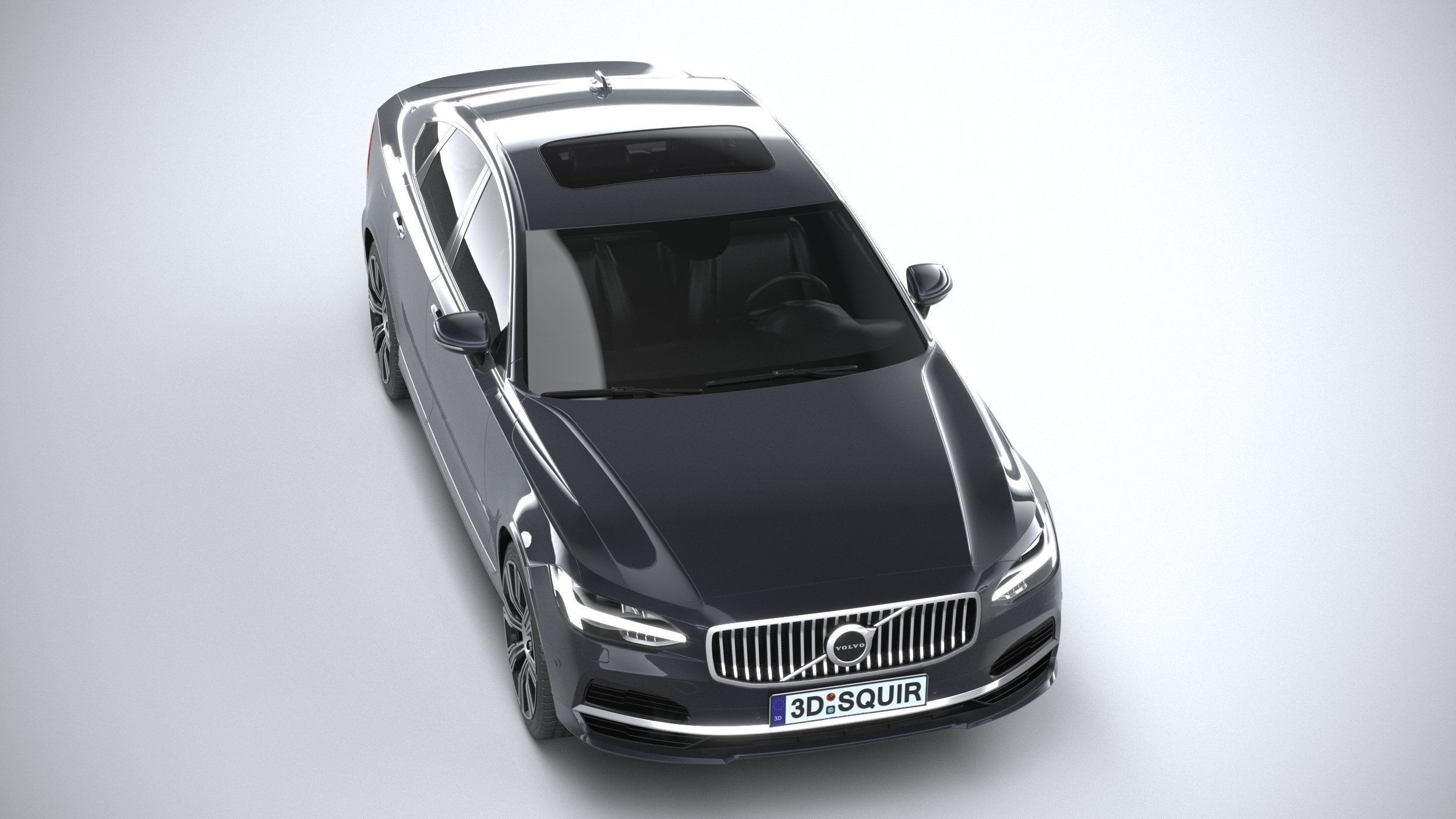 Volvo S90 2020 3D model_12