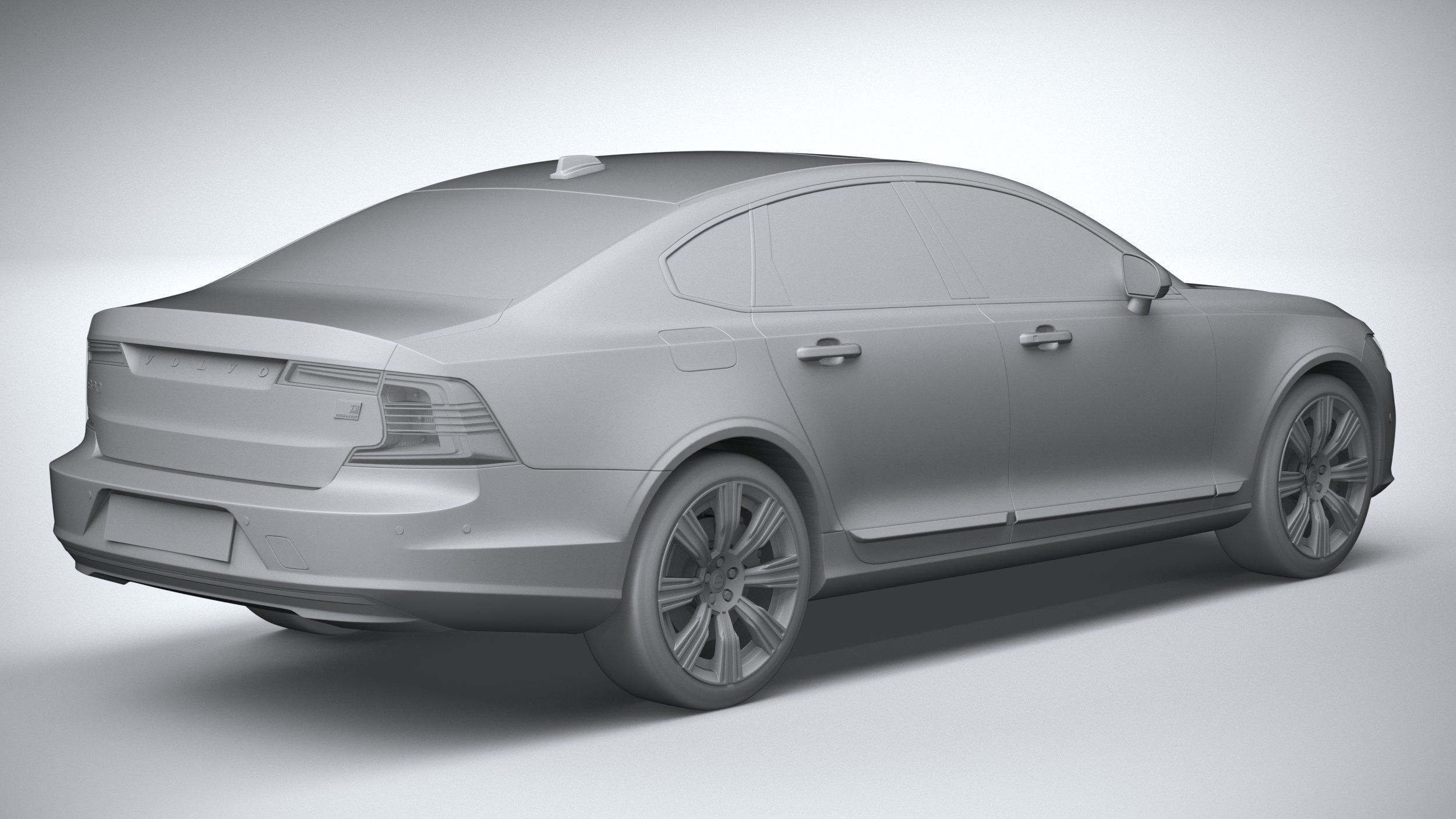 Volvo S90 2020 3D model_25