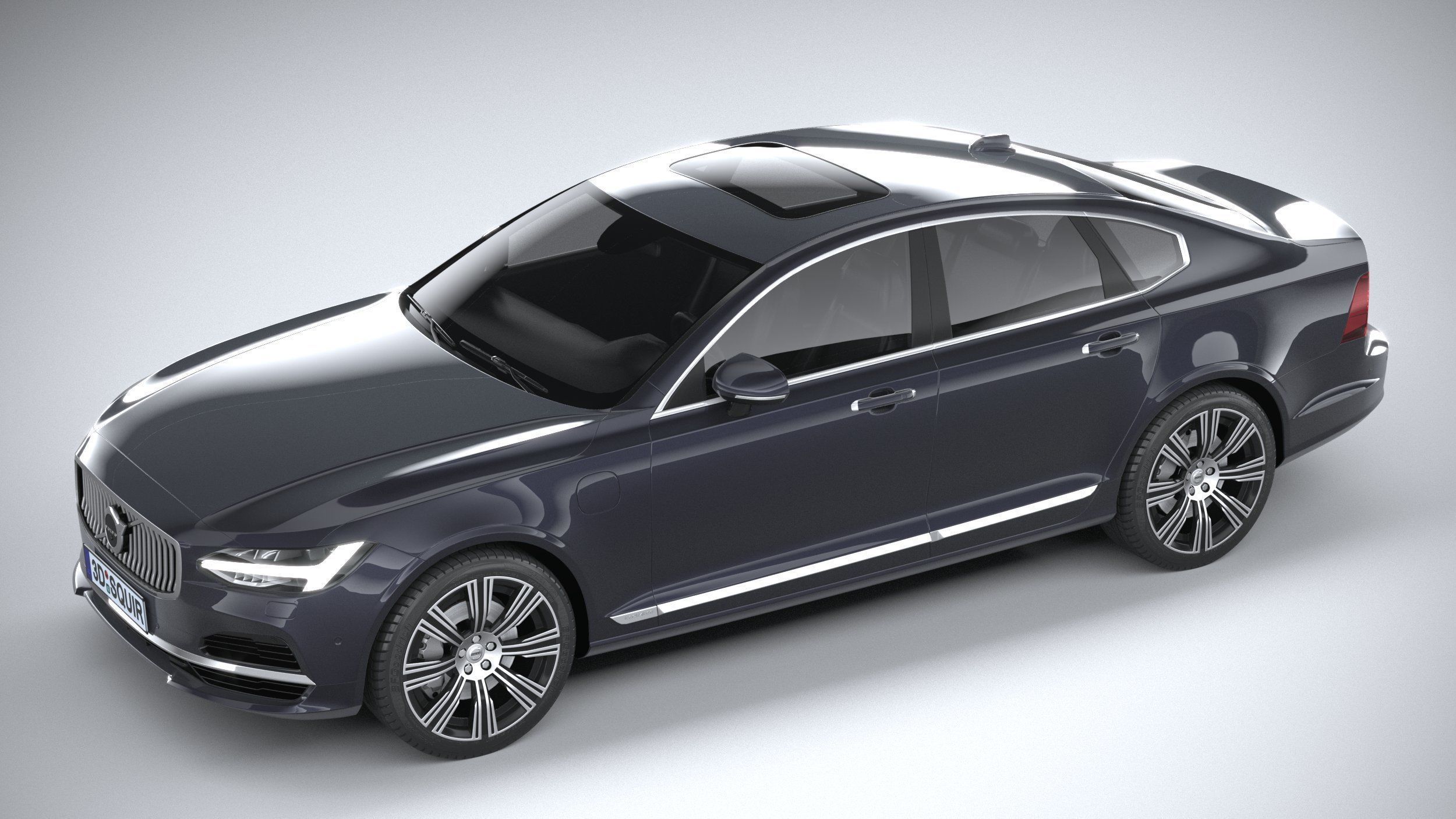 Volvo S90 2020 3D model_7