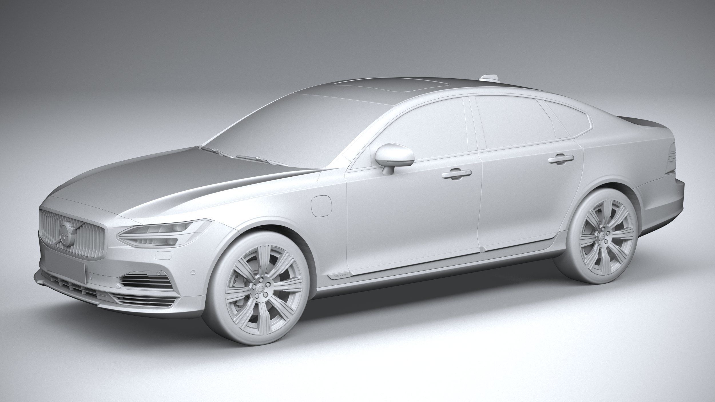 Volvo S90 2020 3D model_19