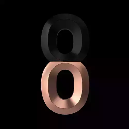 3D Graphic Number 8 3D model