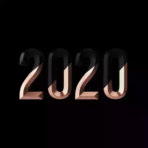 3D Graphic Number 2020