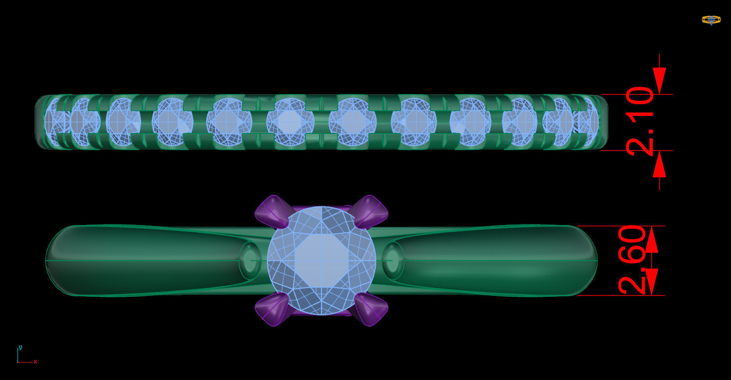 Ring 62 3D print model_10