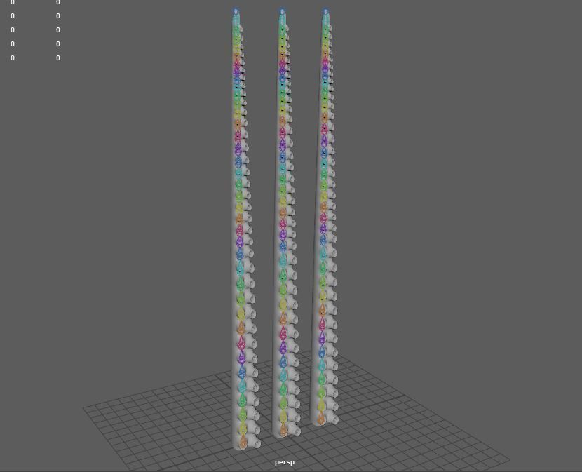 Kraken Octopus Tentacle Rigged Low-poly 3D model_6