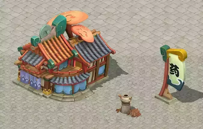 Cartoon version - pharmacy