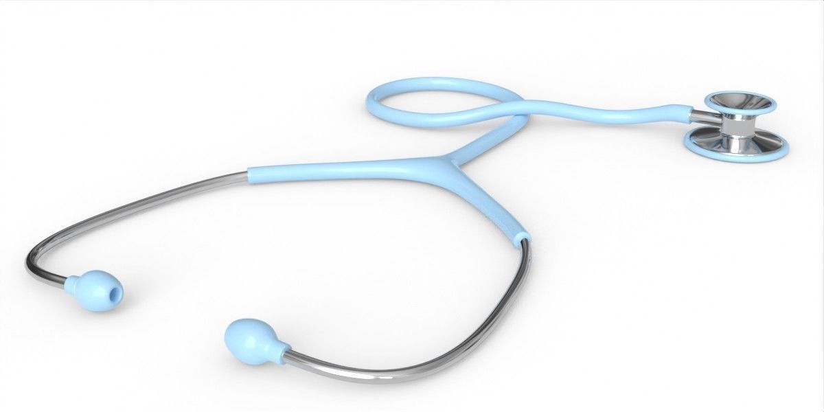 Stethoscope phonendoscope 3D model_3