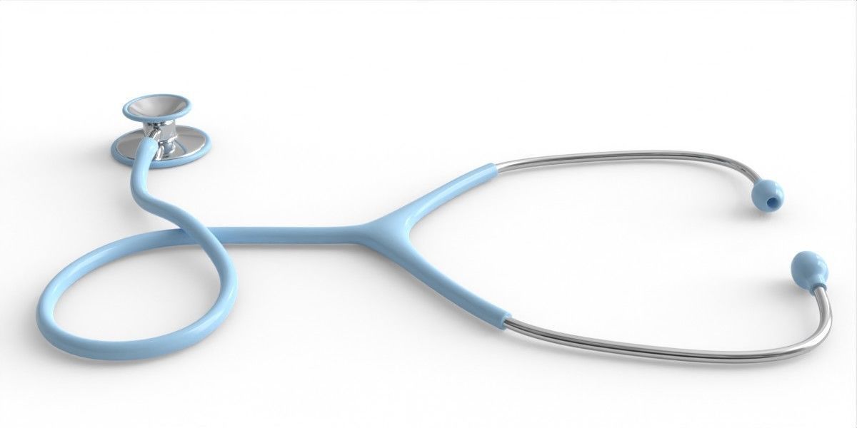 Stethoscope phonendoscope 3D model_5