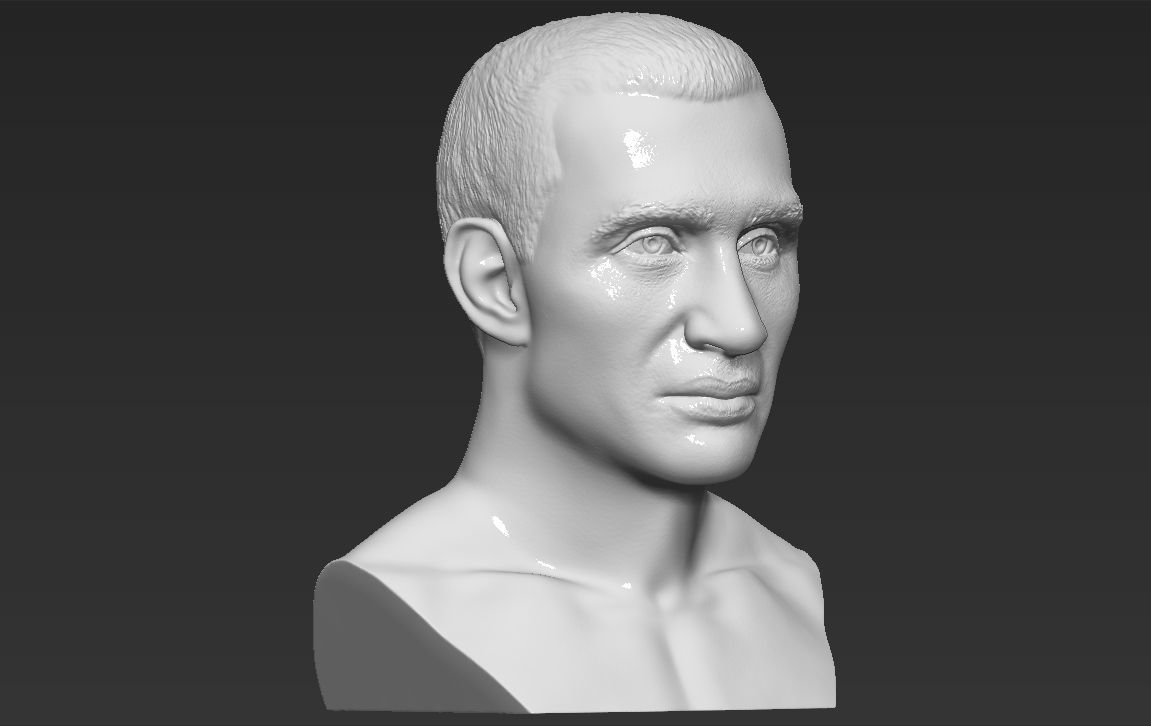 Wladimir Klitschko bust 3D printing ready stl obj formats 3D print model_8