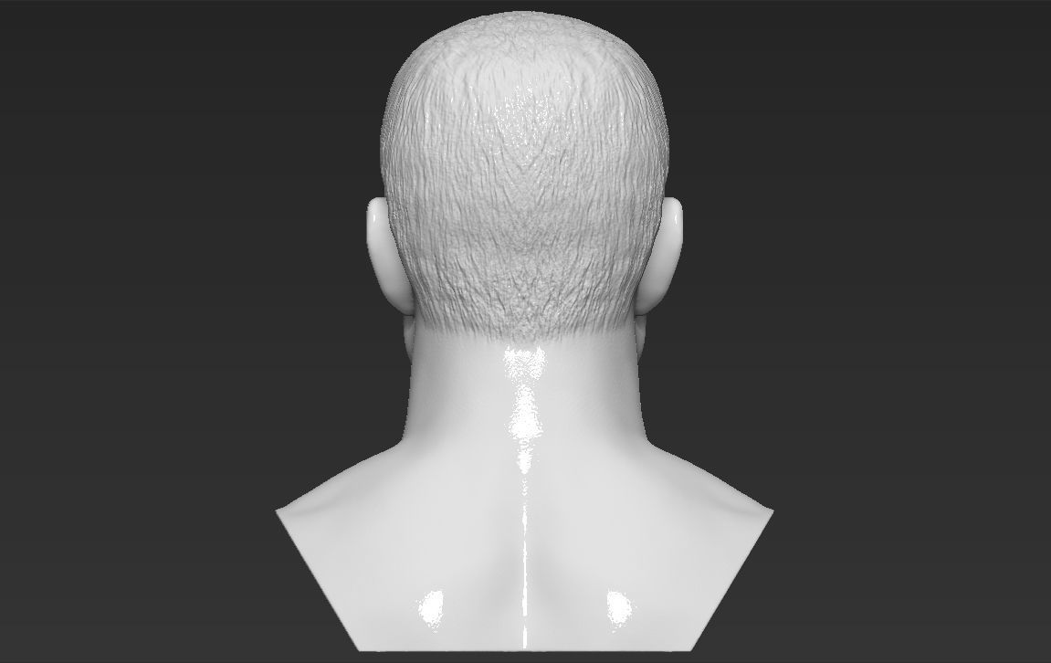 Wladimir Klitschko bust 3D printing ready stl obj formats 3D print model_5