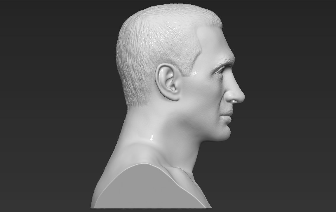 Wladimir Klitschko bust 3D printing ready stl obj formats 3D print model_7