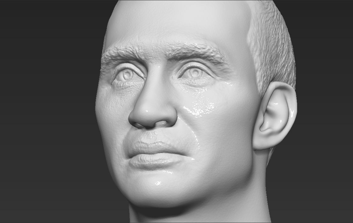 Wladimir Klitschko bust 3D printing ready stl obj formats 3D print model_16