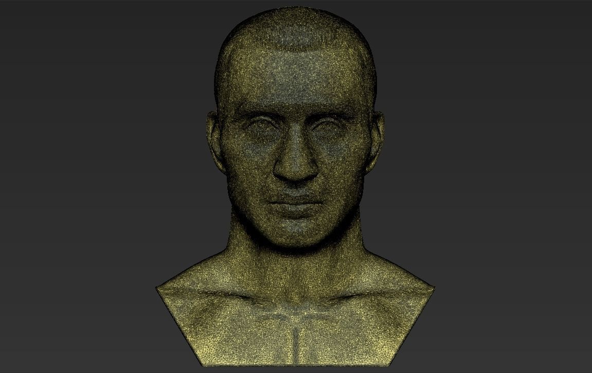 Wladimir Klitschko bust 3D printing ready stl obj formats 3D print model_22
