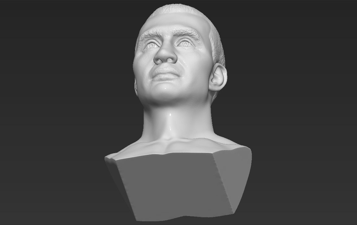 Wladimir Klitschko bust 3D printing ready stl obj formats 3D print model_19