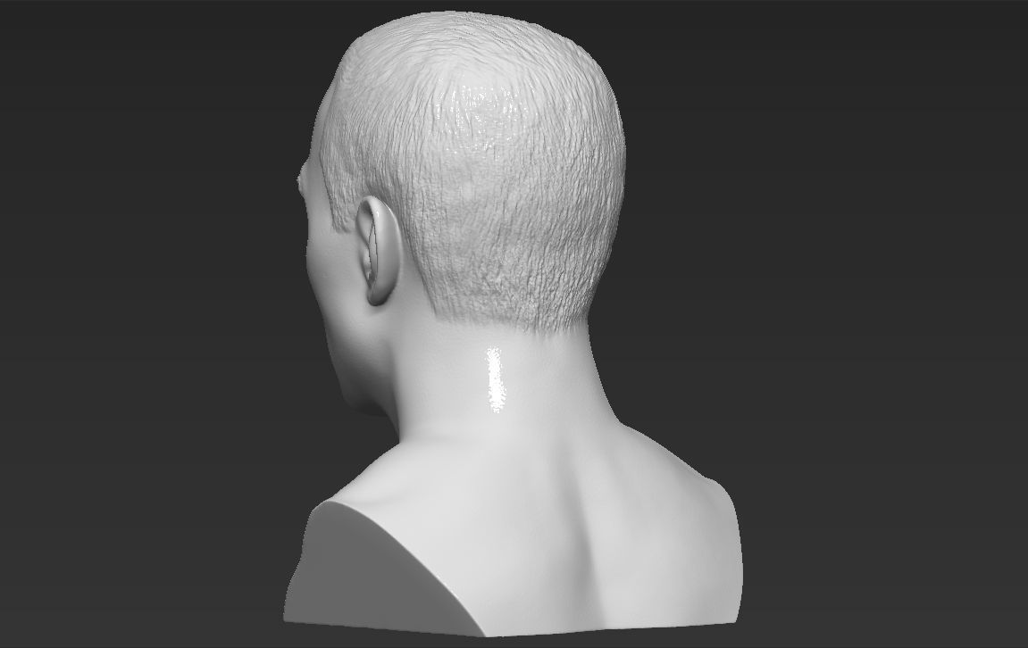 Wladimir Klitschko bust 3D printing ready stl obj formats 3D print model_4