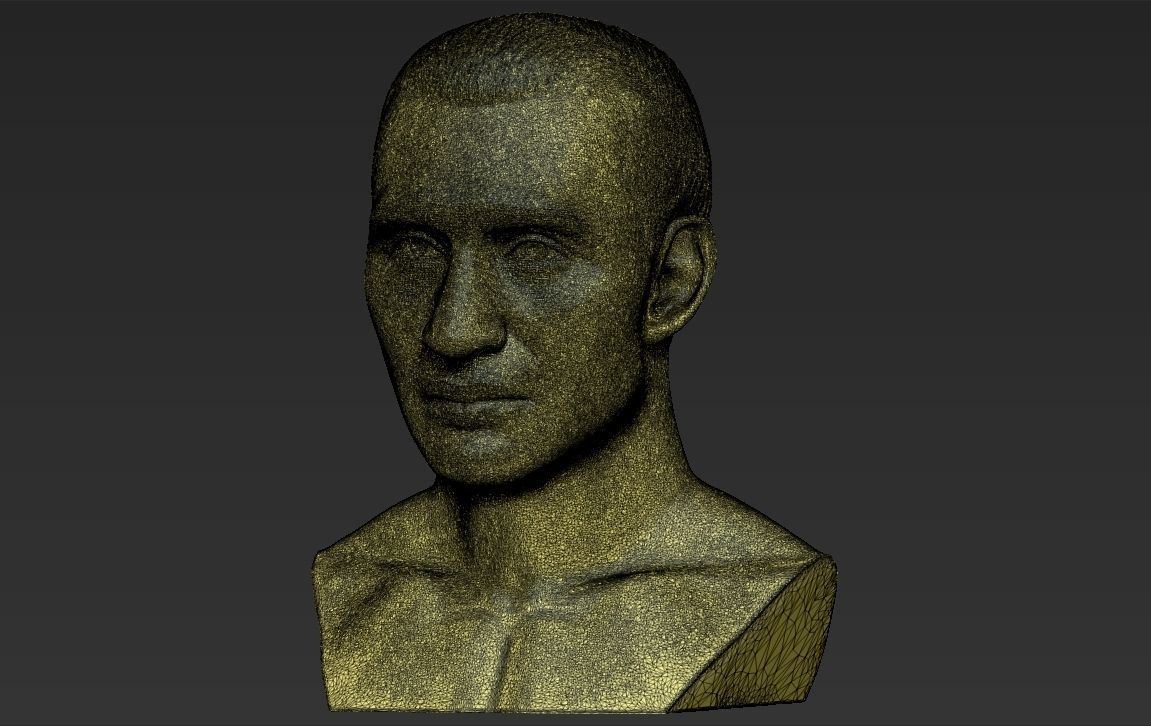 Wladimir Klitschko bust 3D printing ready stl obj formats 3D print model_23