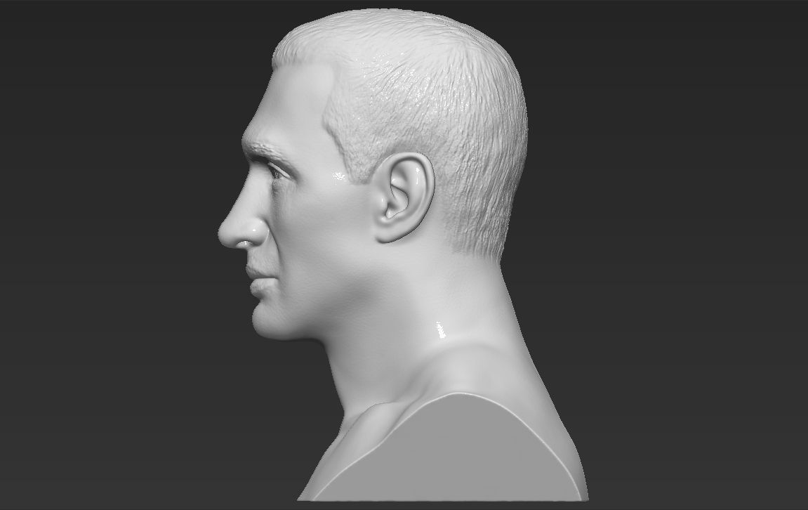 Wladimir Klitschko bust 3D printing ready stl obj formats 3D print model_3