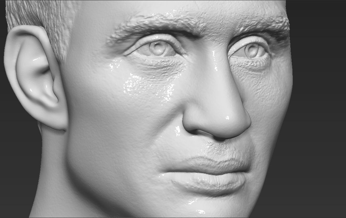 Wladimir Klitschko bust 3D printing ready stl obj formats 3D print model_13