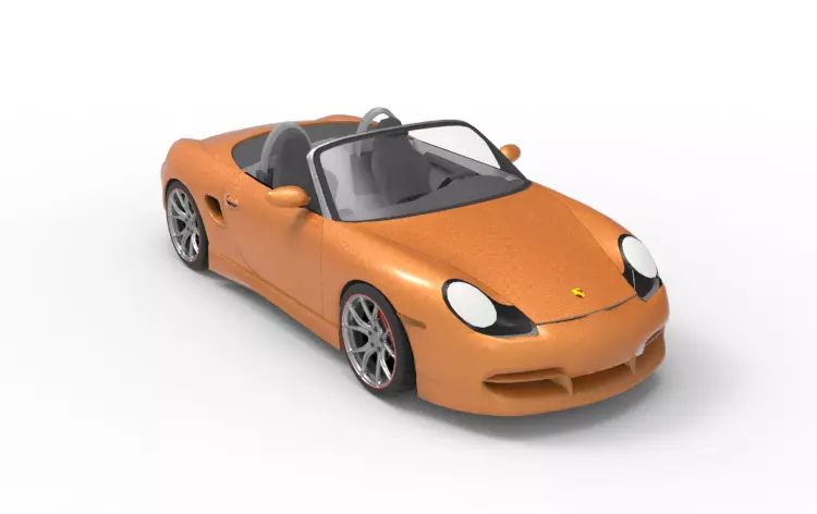 2003 Porsche Boxster 3D model