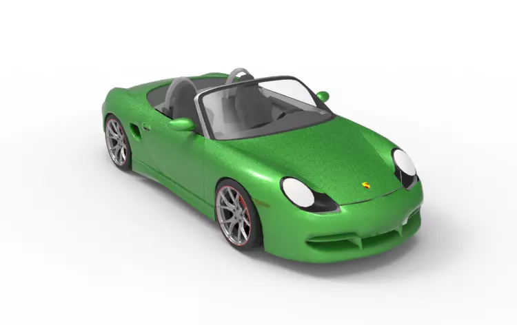 2003 Porsche Boxster 3D model