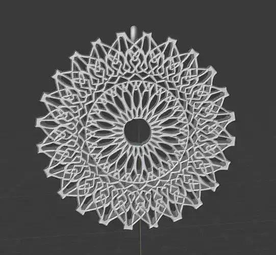 Crescent Pendant Pattern Moon Collection 5