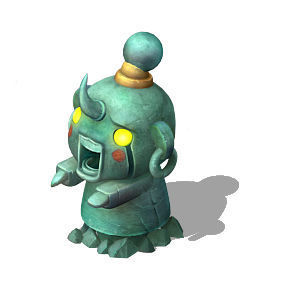 Cartoon version - grudge and grief 3D model_1