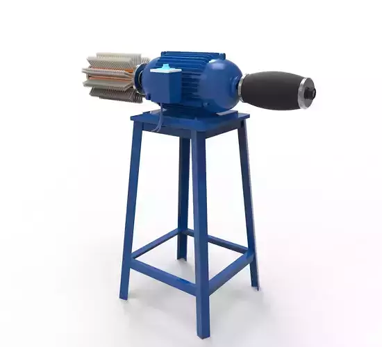 sanding polishing woodworking machine 3D model