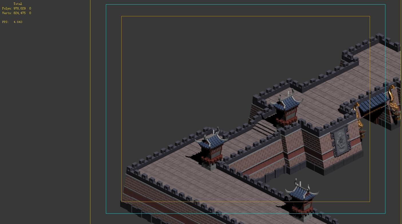 Cartoon - wall 3D model_4