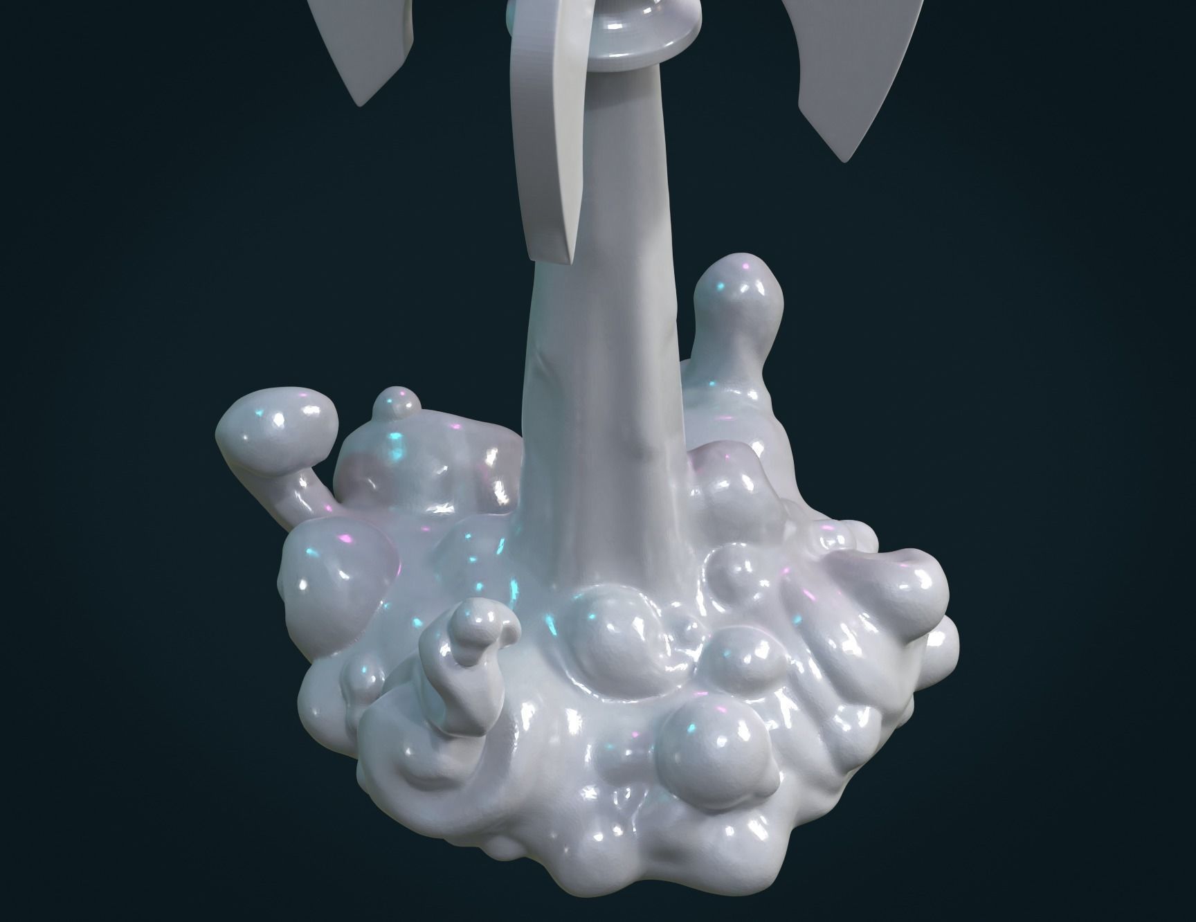 Cartoon Rocket 3D print model_14