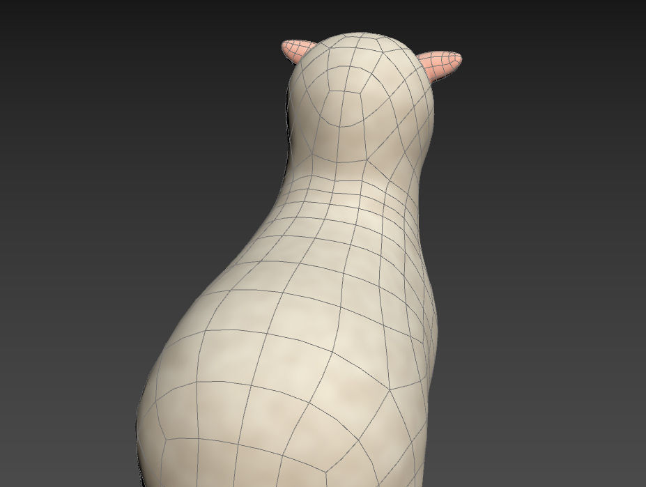 Cartoon Sheep 3D model_23