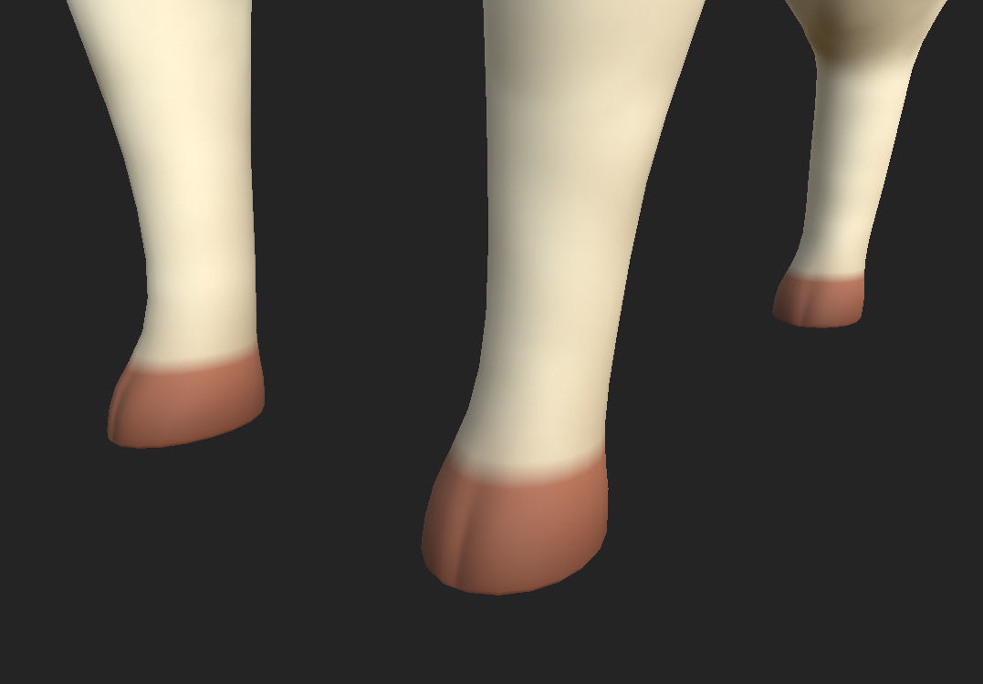 Cartoon Sheep 3D model_12