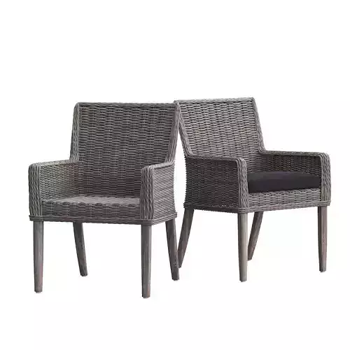 Wicker Borgia Outdoor Dining Chair