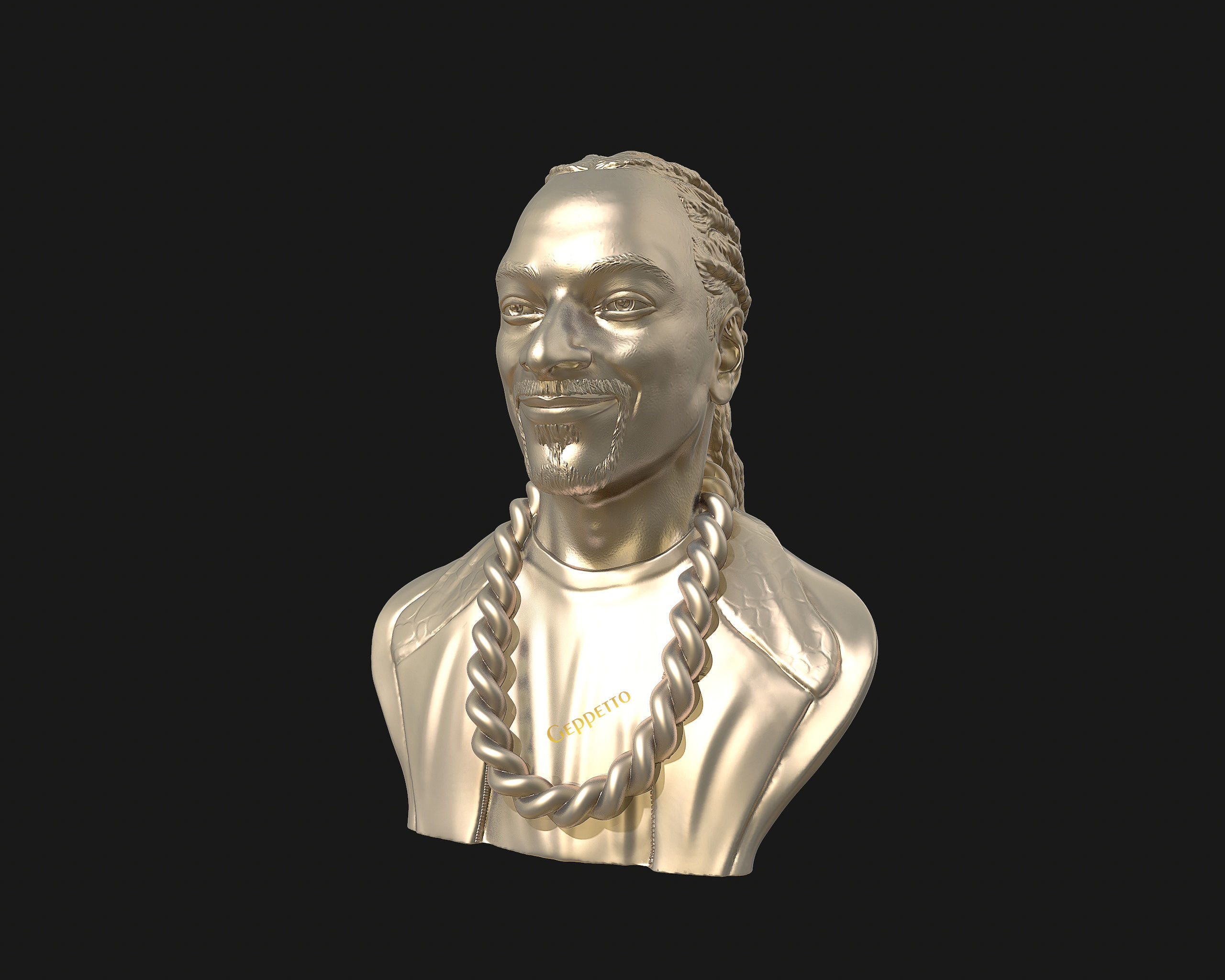 Snoop Dogg 3D sculpture Ready to 3D print  3D print model_24
