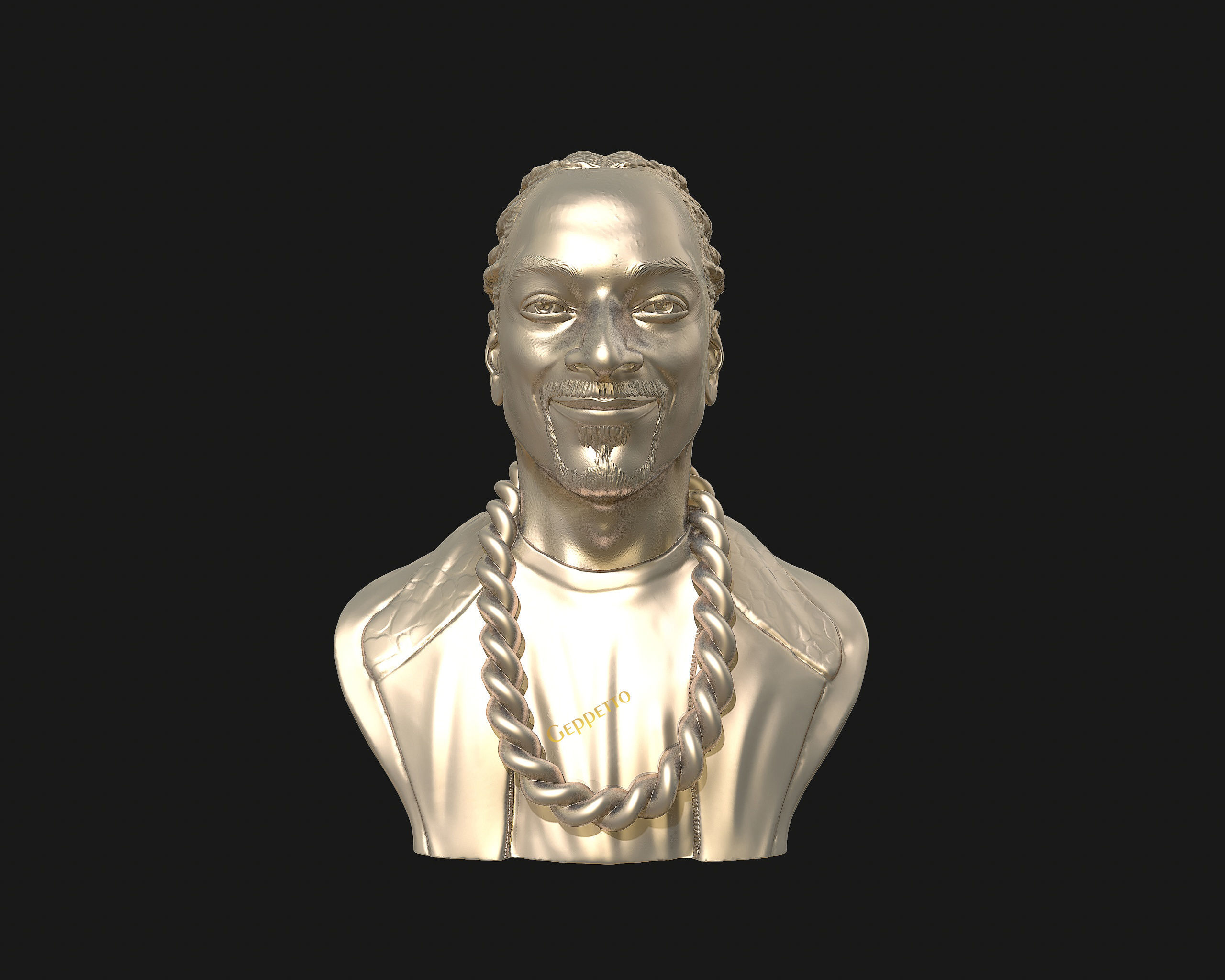 Snoop Dogg 3D sculpture Ready to 3D print  3D print model_23