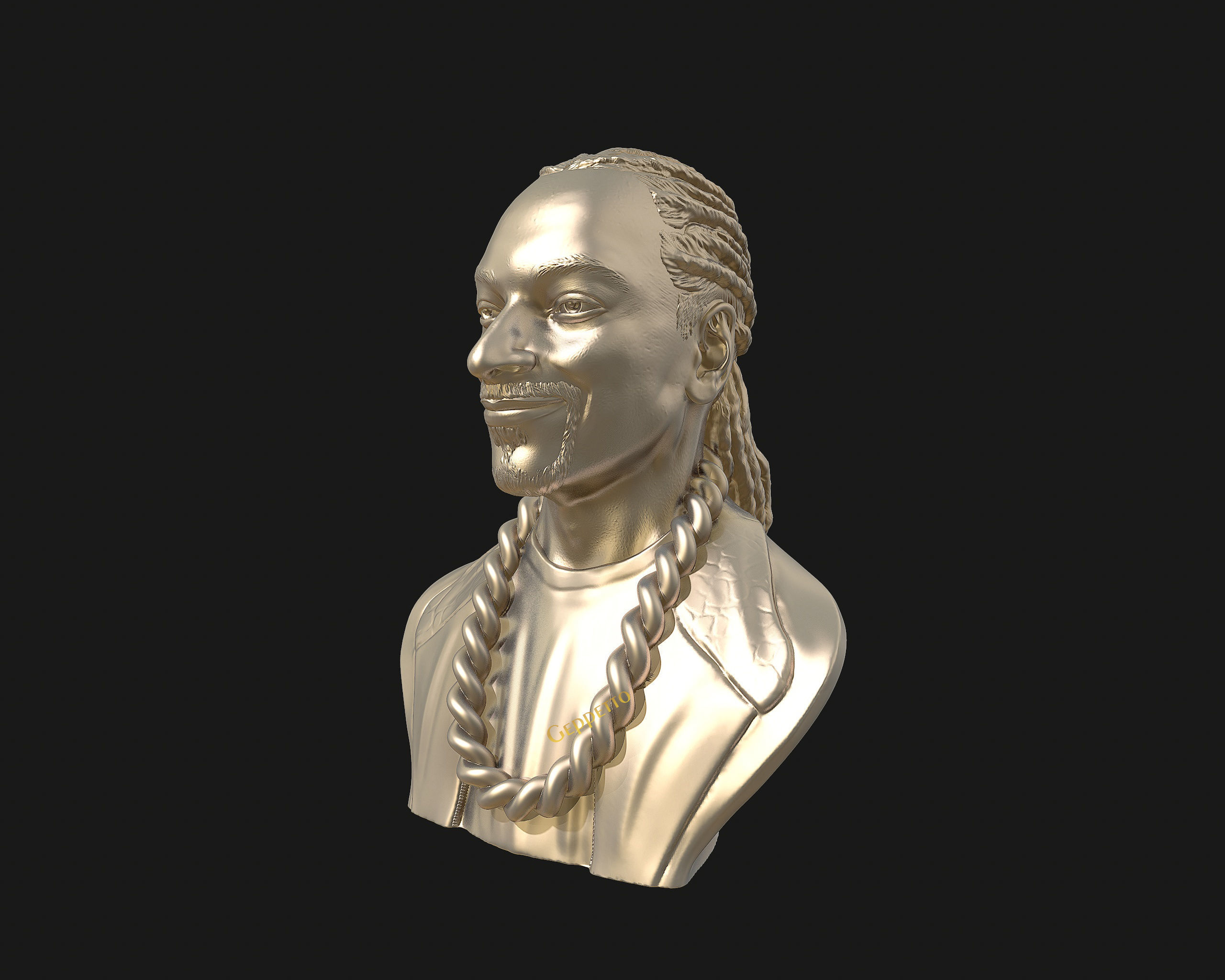 Snoop Dogg 3D sculpture Ready to 3D print  3D print model_25
