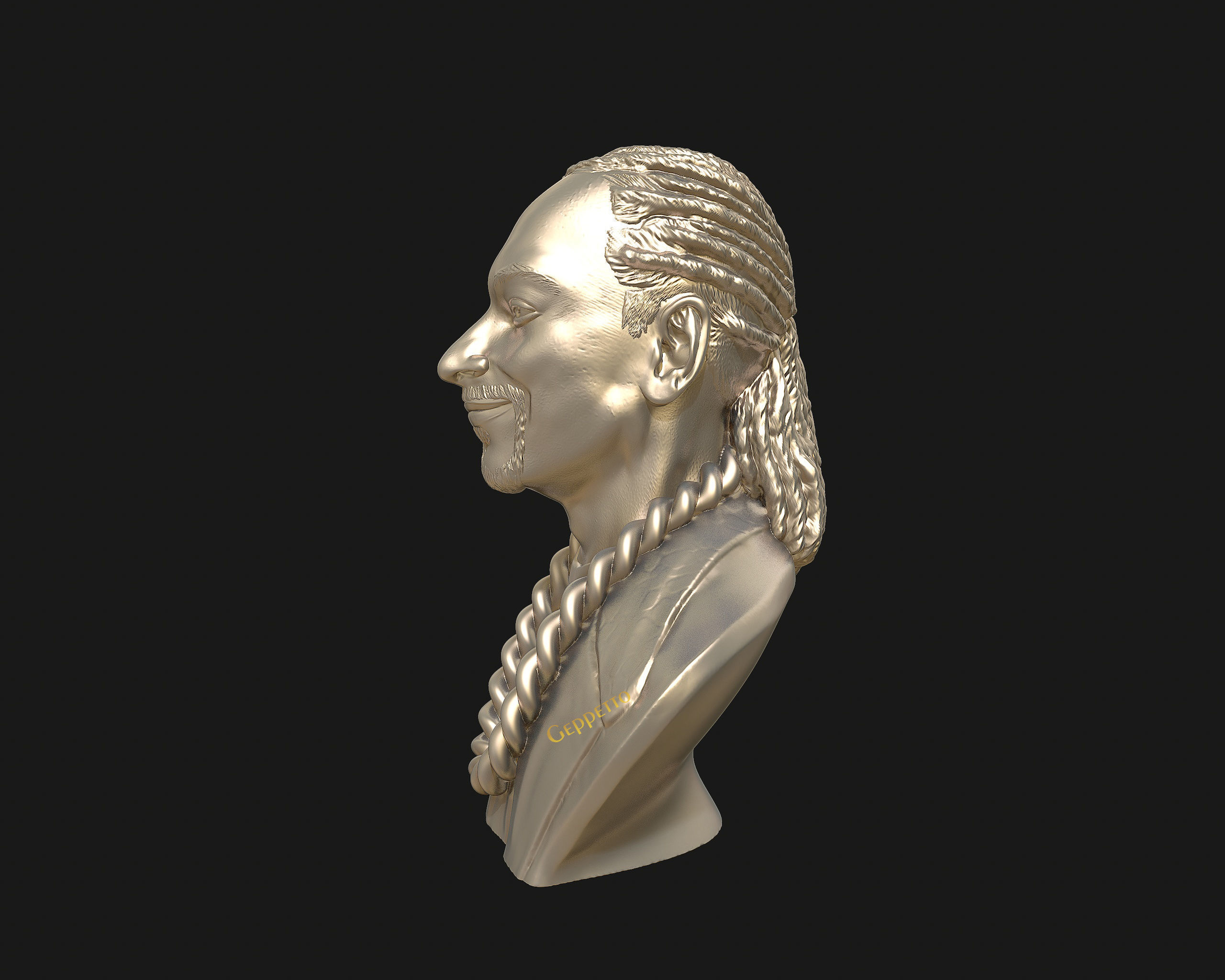 Snoop Dogg 3D sculpture Ready to 3D print  3D print model_27
