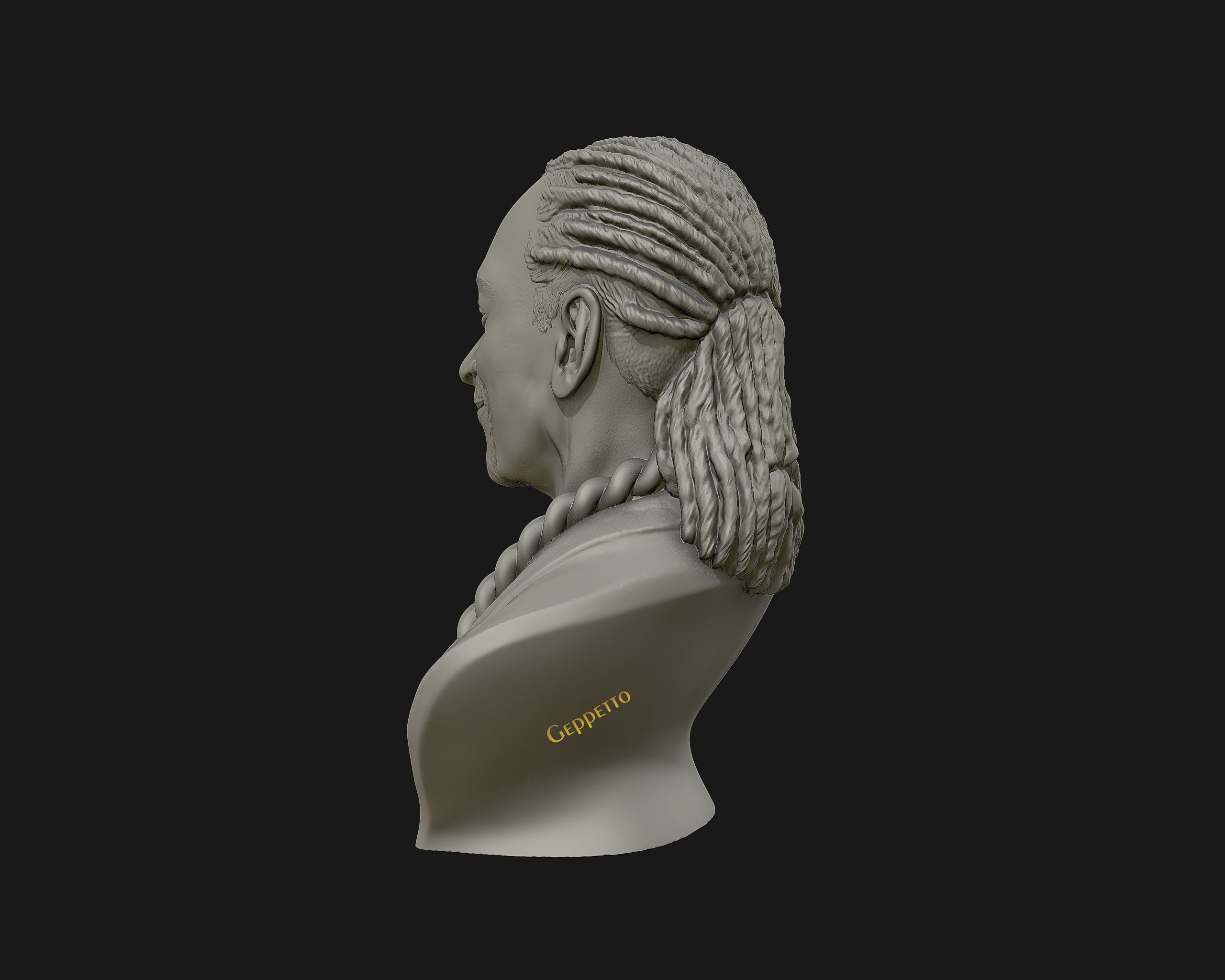 Snoop Dogg 3D sculpture Ready to 3D print  3D print model_17