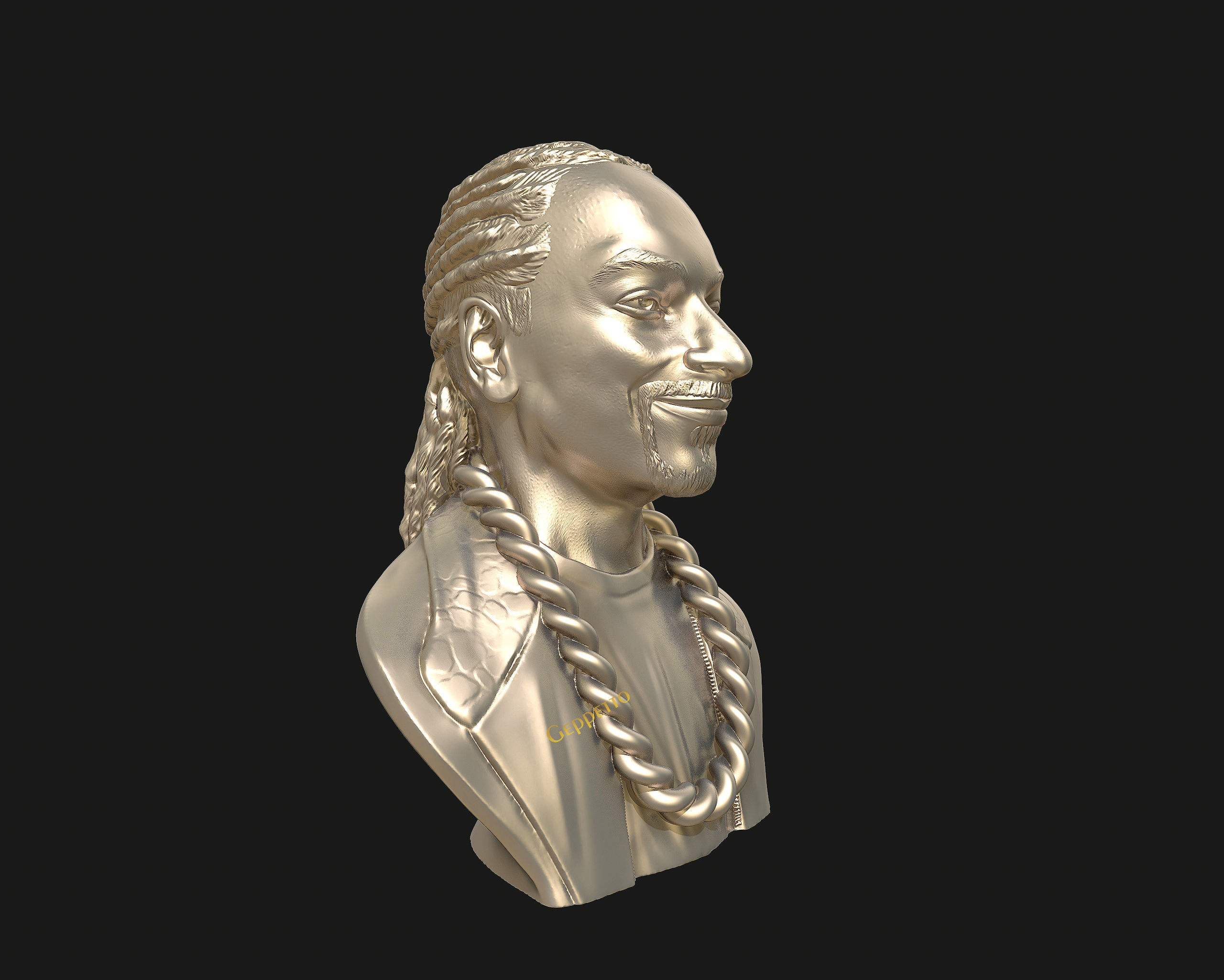 Snoop Dogg 3D sculpture Ready to 3D print  3D print model_29