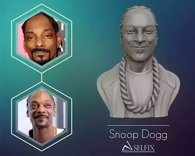 Snoop Dogg 3D sculpture Ready to 3D print  3D print model