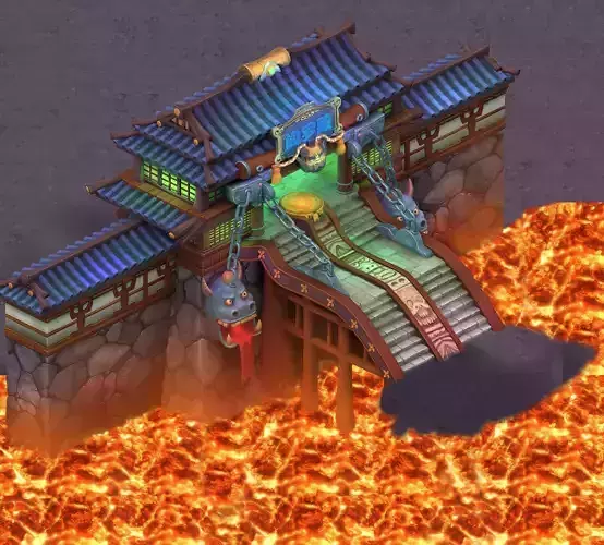 Cartoon hell - Yan Luo DianCartoon hell - Yan Luo Dian 3D model